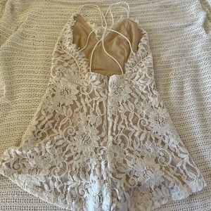 Lulus White Romper Size M